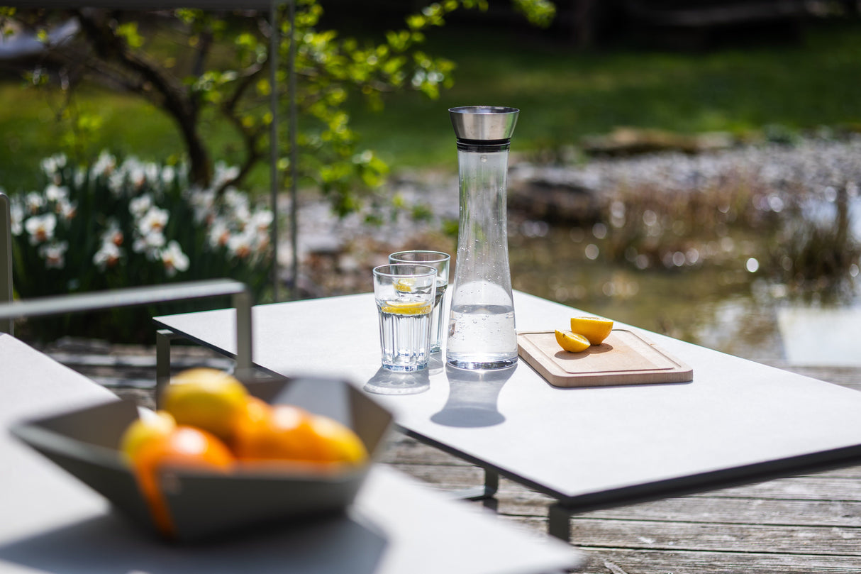 ROCA | Terrassentisch | Edelstahl, pulverbeschichtet | 6/10,6x6x3,6cm