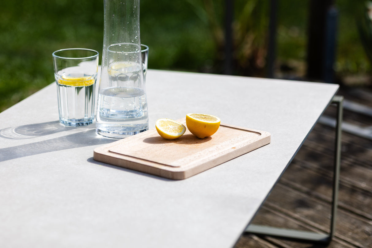 ROCA | Terrassentisch | Edelstahl, pulverbeschichtet | 6/10,6x6x3,6cm