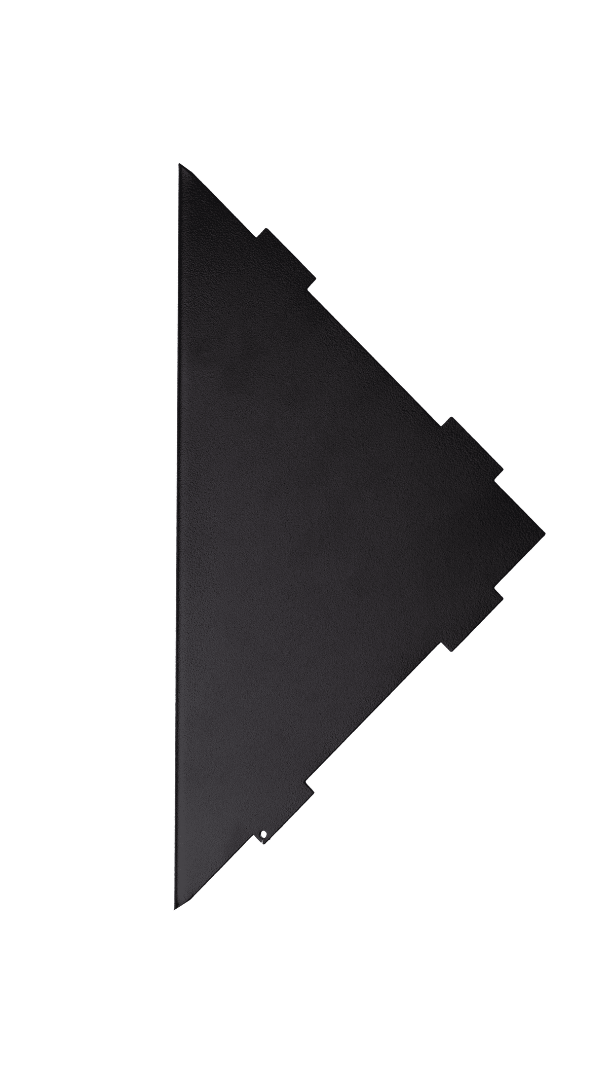 ARTISTA - Eckduschregal in schwarzer Pulverbeschichtung, modernes Design für elegante Badezimmergestaltung.