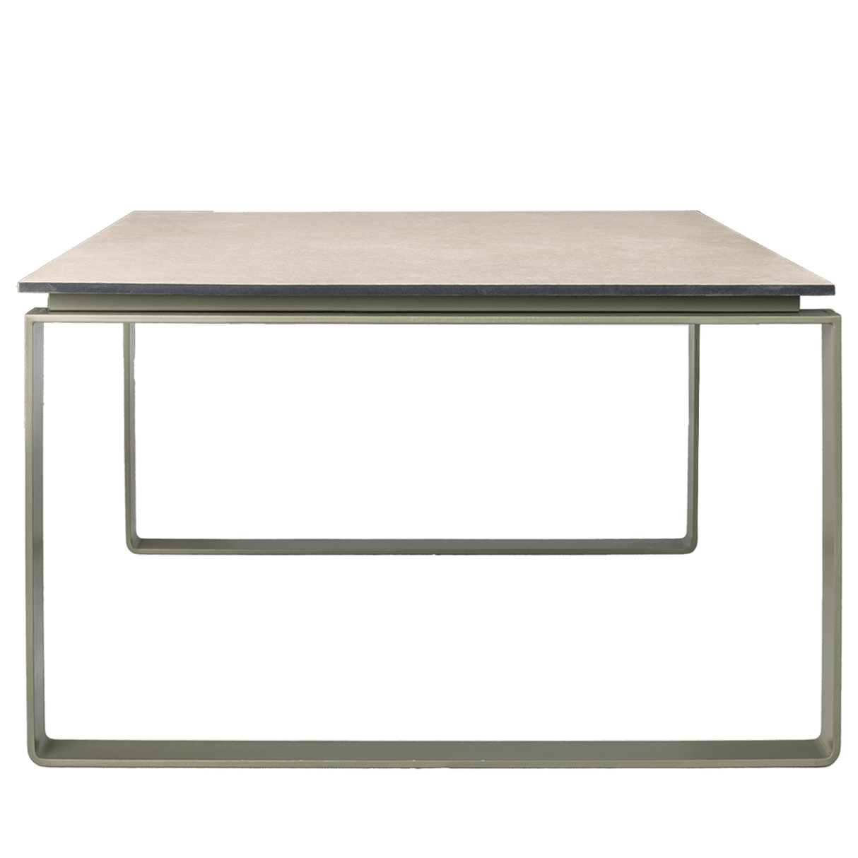 ROCA | Terrassentisch | Edelstahl, pulverbeschichtet | 6/10,6x6x3,6cm