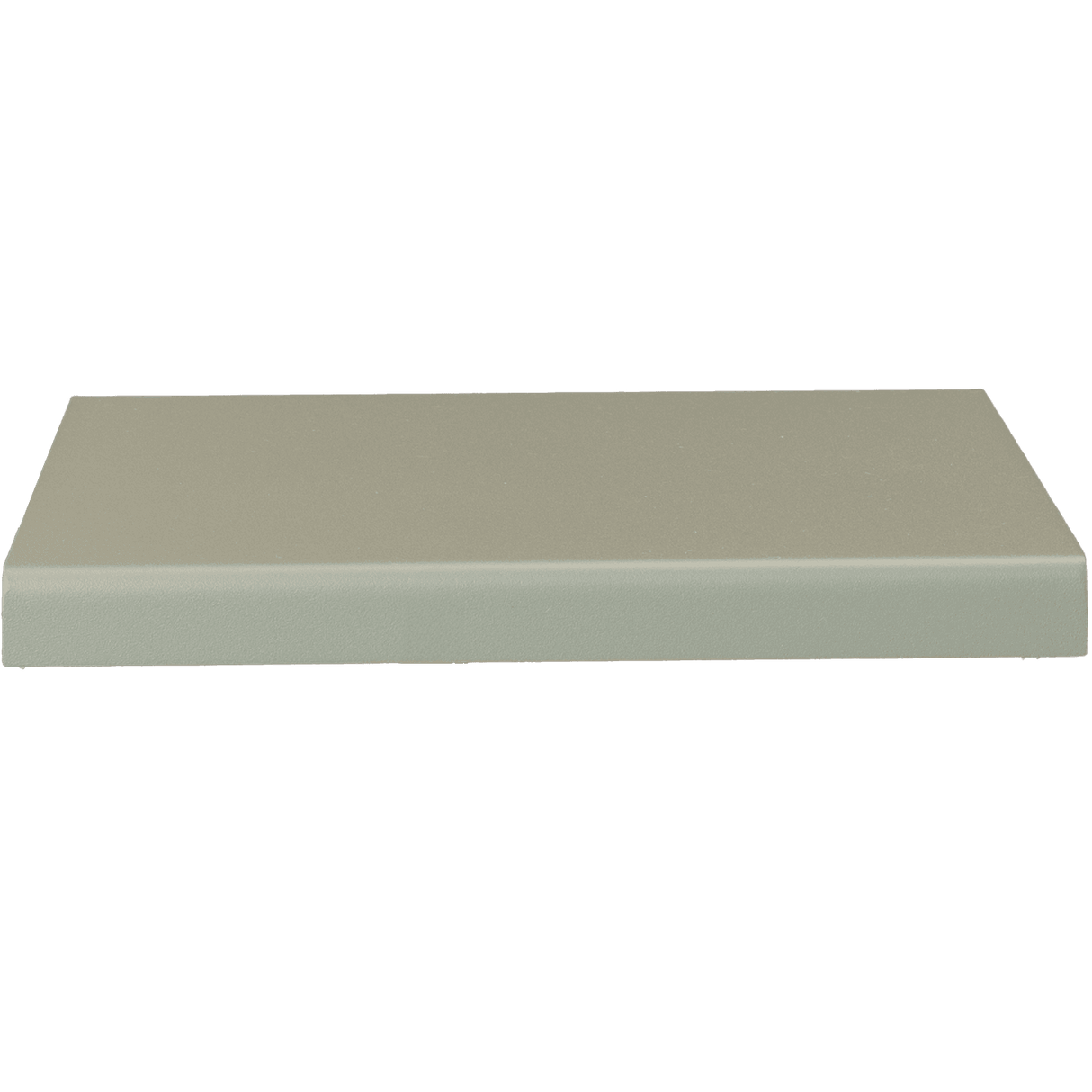 Rechteckige TABLA - Aufsatzplatte in Olivgrün, aus robustem Edelstahl für langlebige Nutzung im Gartenbereich.