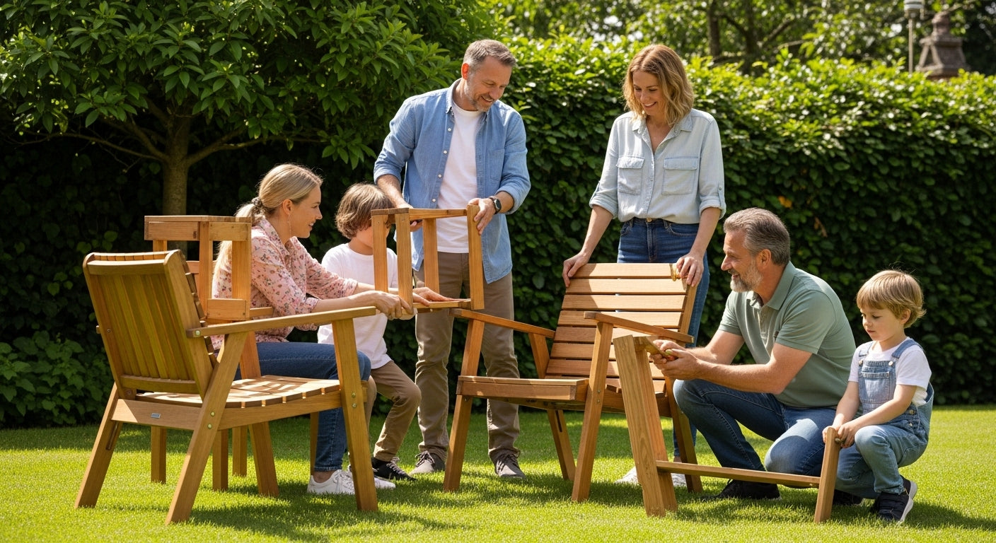 gartenmöbel design familie