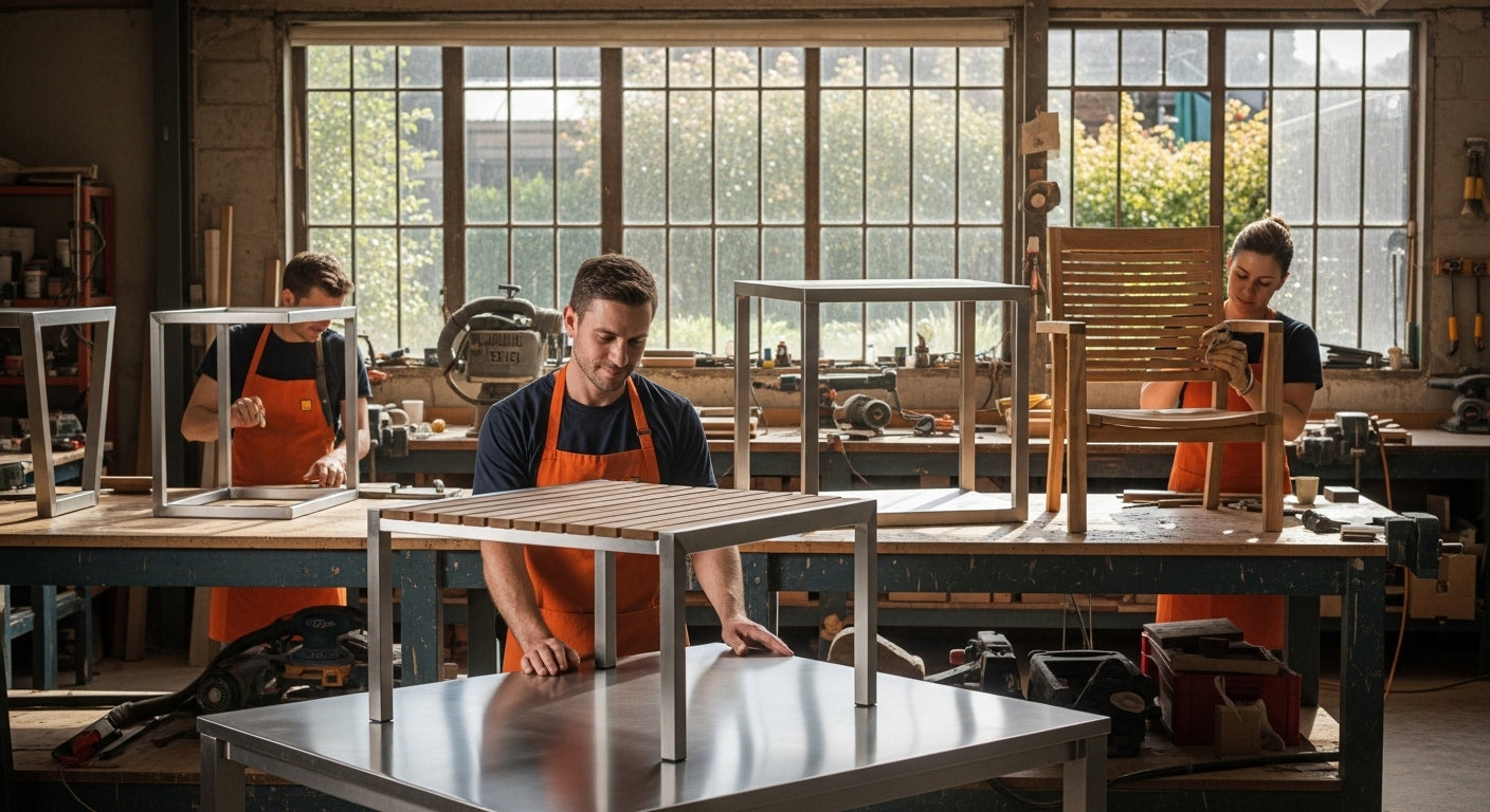 Outdoor Möbelhandwerk Werkstatt