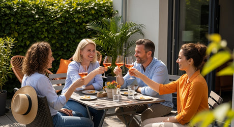 Terrassentisch Outdoor Menschen