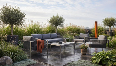 moderne Outdoor-Möbel Terrasse