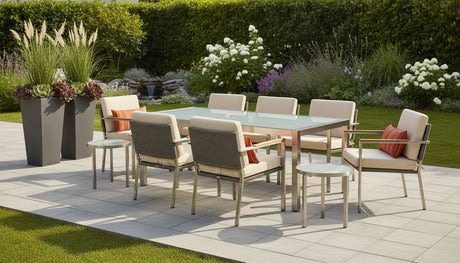 moderne wetterfeste Terrassenmöbel