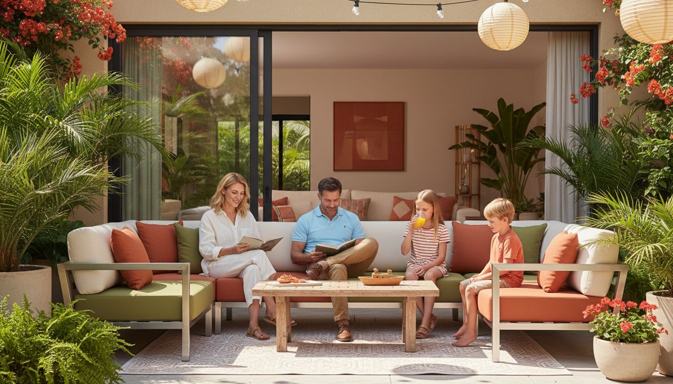 Outdoor Lounge Einrichtung