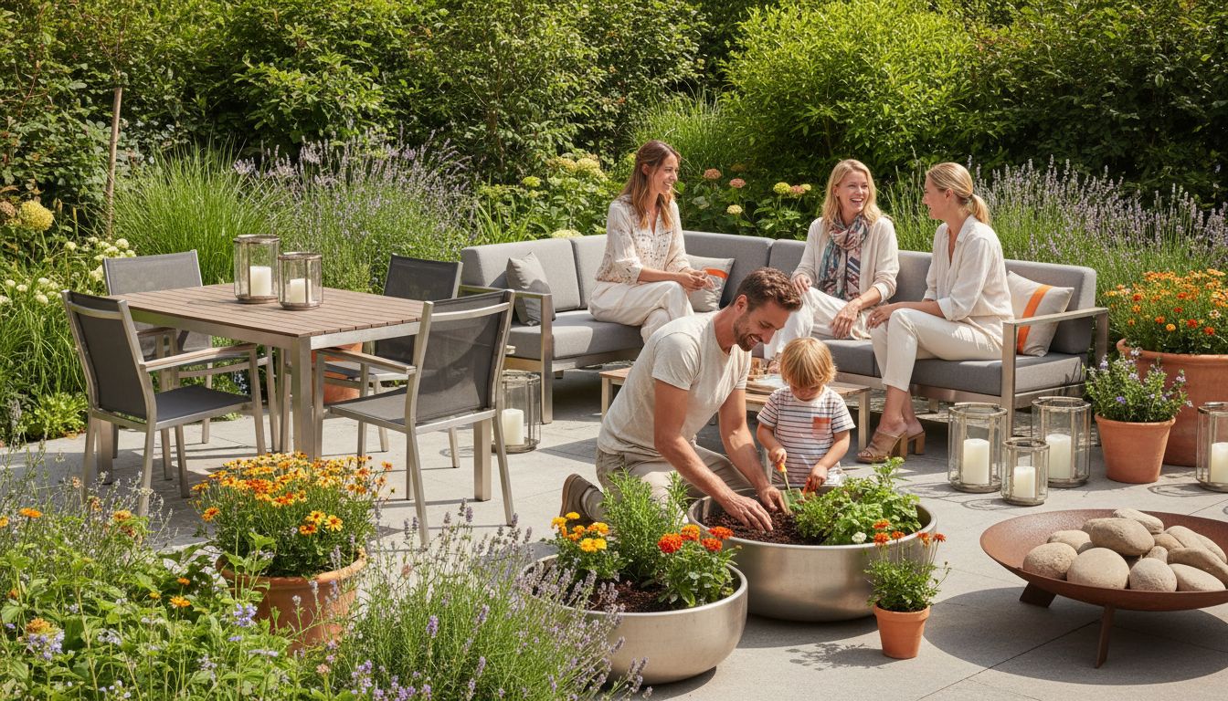 nachhaltige outdoormöbel garten