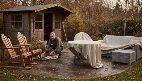 winterfeste Gartenmöbel Schutz