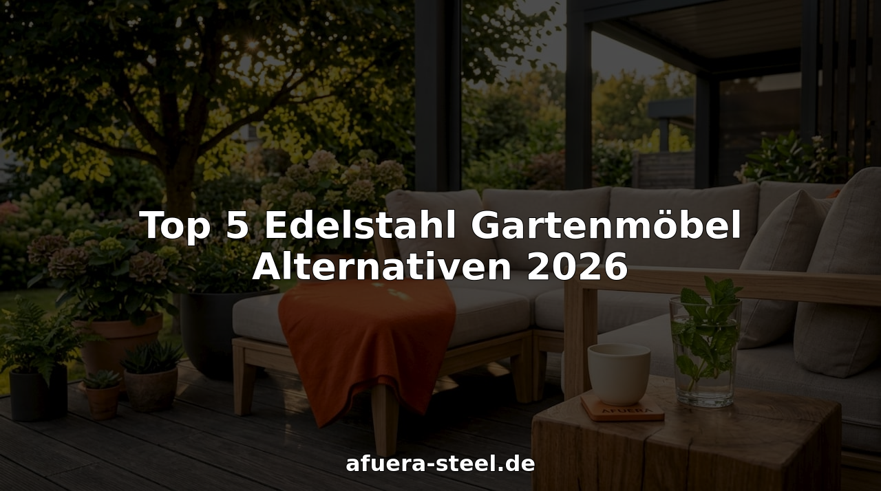 Gemütliche Lounge-Ecke aus Holz auf einer sonnigen Terrasse