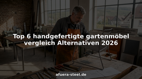 In einer kleinen Werkstatt fertigt ein Handwerker mit viel Liebe zum Detail exklusive Gartenmöbel aus Stahl – jedes Stück ein echtes Unikat.