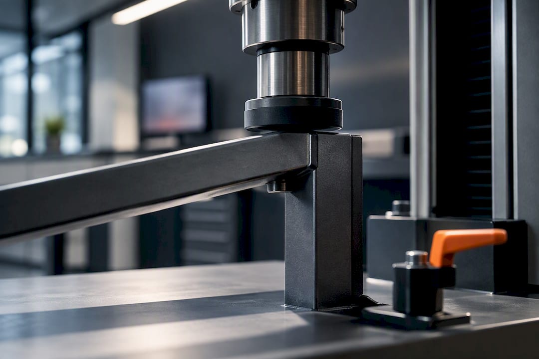 Mechanische Prüfung einer Outdoor-Möbelkonstruktion