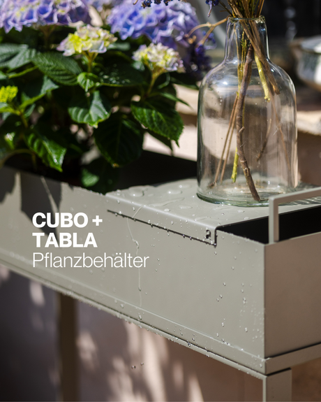 Cubo Pflanzbehälter aus Stahl – Wetterfester Pflanzkübel für Garten, Balkon & Indoor